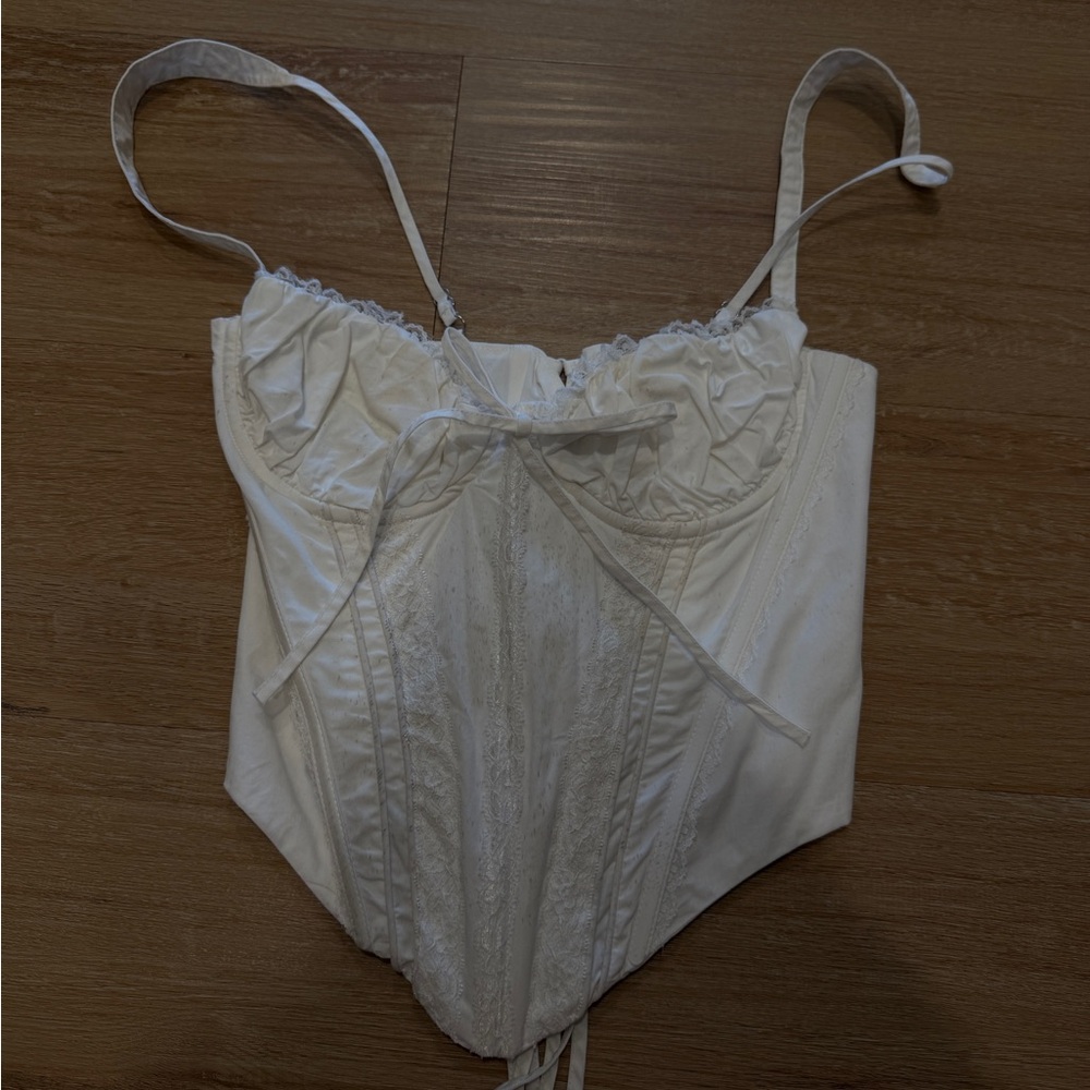 Baby Boo White Corset Top